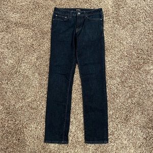 Express Dark Blue Slim Jeans - 30 x 34